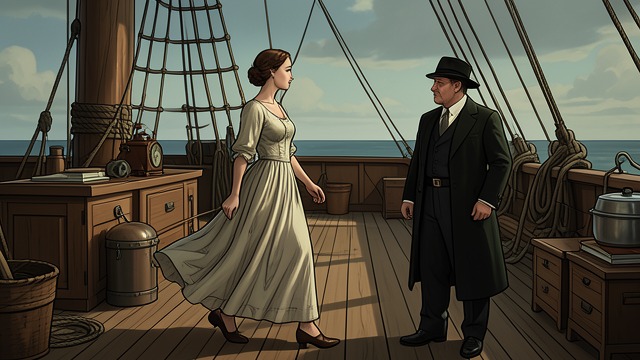 A Friend on Board from "Love in the Time of Cholera". A Friend on Board An unexpected passenger Captain Samaritano asks to collect Zenaida Neves at a port along the river.