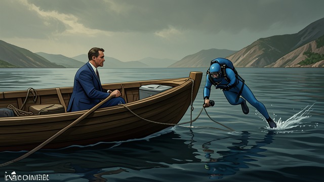 Diving in the Archipelago from "Love in the Time of Cholera". Diving in the Archipelago Exploration begins Euclides dives through coral and searches wreck sites while Florentino waits in the boat, unable to swim.
