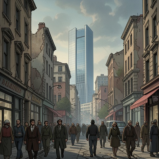 The City’s Unfinished Modernization from "Love in the Time of Cholera". This flow follows the colonial city’s decay and the competing impulses to modernize, preserve, and deny its condition.
