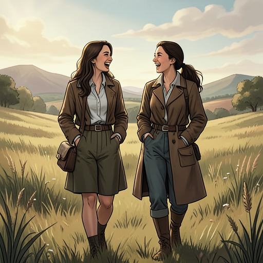 The Companionship of Fermina and Hildebranda from "Love in the Time of Cholera". This flow follows the cousins’ friendship as a source of adventure, counsel, and enduring shared memory.