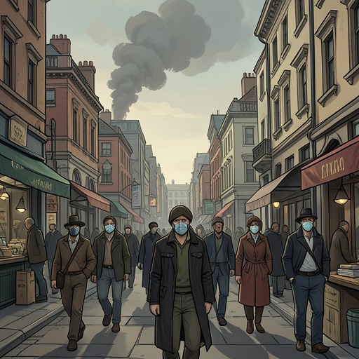 The City’s Cholera and the Lovers’ Metaphor from "Love in the Time of Cholera". This flow traces the connection between actual epidemic danger and the story’s language of romantic sickness.