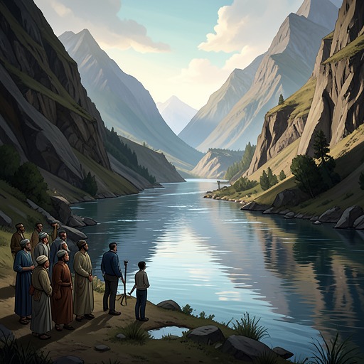 The Company’s Changing River from "Love in the Time of Cholera". This flow traces the River Company of the Caribbean through commercial success, reform, and the damage caused by its industry.