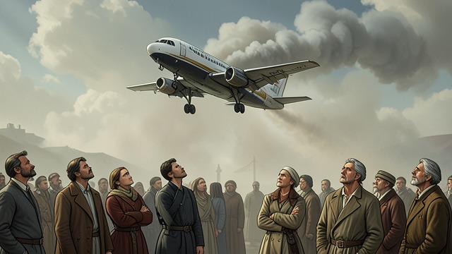 Different Readings of the Sky from "Mrs Dalloway". Different Readings of the Sky A public spectacle People look up as the aeroplane writes letters in smoke.