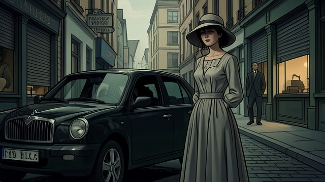 A Royal Mystery from "Mrs Dalloway". A Royal Mystery The car passes A motorcar with drawn blinds halts the street and makes its unknown passenger seem momentarily sovereign.