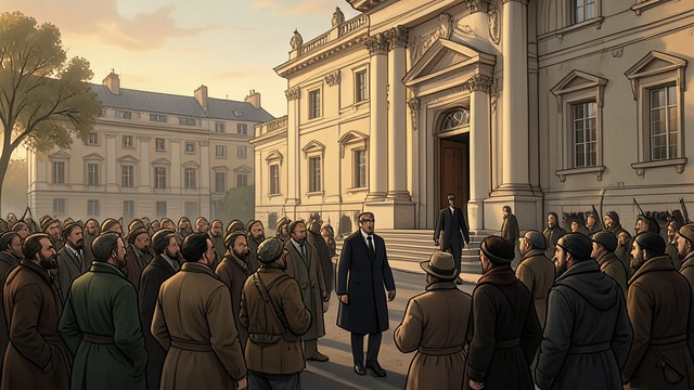 Royal Spectatorship from "Mrs Dalloway". Royal Spectatorship Waiting for a glimpse A crowd gathers near Buckingham Palace hoping to see the royal family.