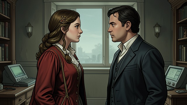 Peter Demands an Answer from "Mrs Dalloway". Peter Demands an Answer A direct question Peter asks Clarissa to tell him the truth about their future.