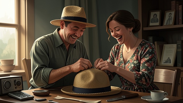 The Window from "Mrs Dalloway". The Window A brief return to happiness At home, Septimus and Lucrezia share a rare playful interval while making a hat.