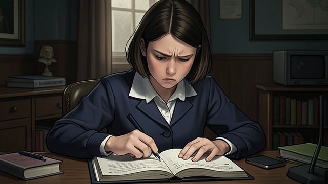 The Missing Reminder from "Freaky Friday". The Missing Reminder An empty entry Hadley finds no note for the oral report in her planner.