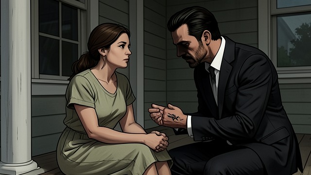 The Confession to Laurie from "Defending Jacob". The Confession to Laurie A secret exposed After Jacob’s arrest, Andrew tells Laurie about the violence in his family.