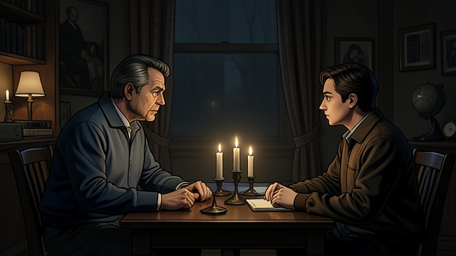 The Defense Interview from "Defending Jacob". The Defense Interview A revelation to Andrew Matthew tells Andrew that Patz discussed Ben before the murder and says Jacob did not kill him.