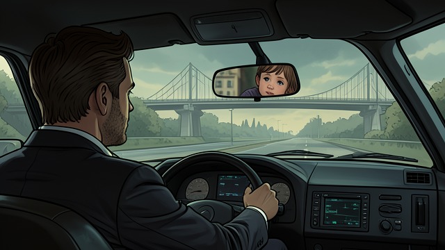 A Father’s Last Image from "Defending Jacob". A Father’s Last Image Love at the end Andrew imagines Jacob’s final seconds as Laurie’s car accelerates toward the bridge.