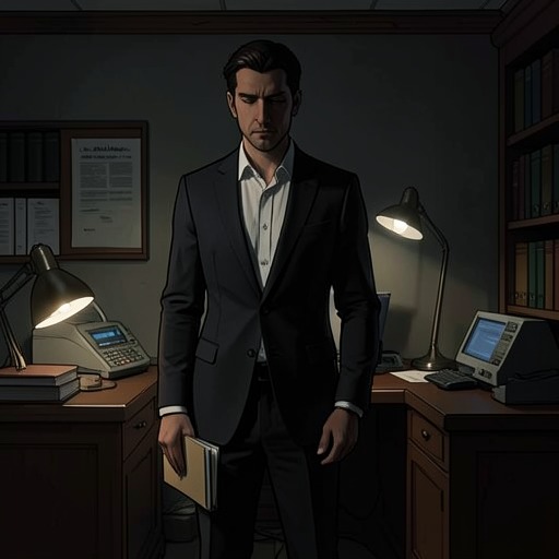 Andrew’s Fall from Prosecutor to Father from "Defending Jacob". Andrew loses his professional position and certainty as his responsibility for the case against Jacob collides with his role as the boy’s father.