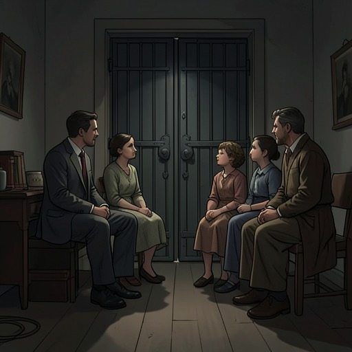 The Barber Family’s Daily Siege from "Defending Jacob". Public attention, social rejection, and threats turn the family’s home life into an extended struggle to preserve dignity and a sense of safety.