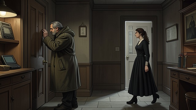 The Listening Post from "In Search of Lost Time". Eavesdropping Risk and curiosity The narrator finds a way to listen from the adjoining empty shop.