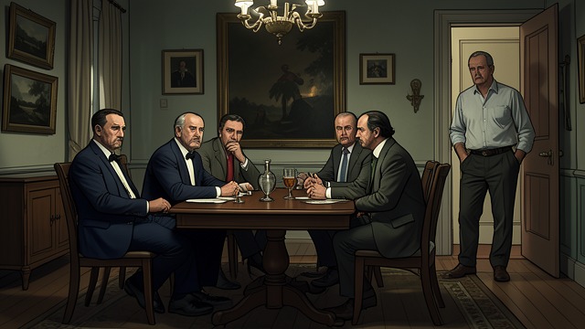 The Hostile Dinner from "In Search of Lost Time". Courtesy Under Strain Entering another salon The Cambremers attend the Verdurins’ dinner partly to protect their tenancy.