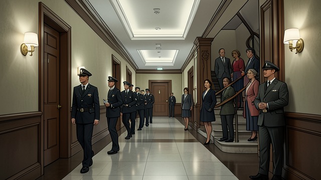 The Servant Chorus from "In Search of Lost Time". Pages and Employees Work as display Pages, lift attendants, and waiters move through the hotel like a decorative chorus.