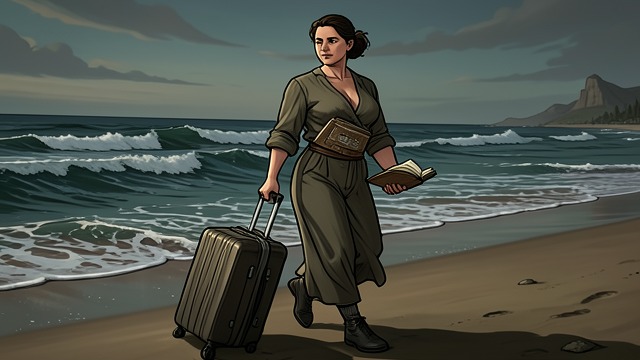 A Pilgrimage to Balbec from "In Search of Lost Time". Walking the Mother’s Path Following a memory The mother visits the beach her own mother had described and carries her belongings.