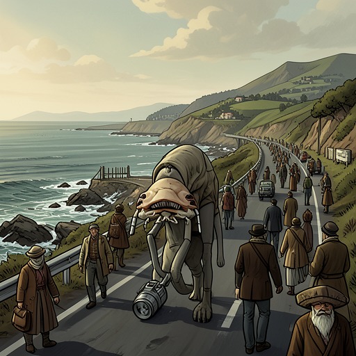 The Journey from Mystery to Familiarity from "In Search of Lost Time". Balbec’s roads, stations, and place-names lose their early enchantment as the narrator’s relationships turn the coast into a familiar social landscape.