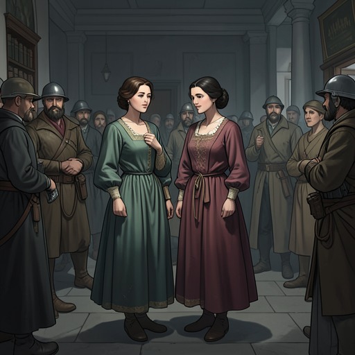 Albertine and Andrée from "In Search of Lost Time". The narrator interprets Albertine and Andrée’s friendship through gestures, rumor, and jealousy, while the novel preserves uncertainty about what their…