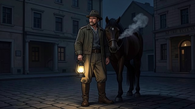 The Cabby’s Reassurance from "The Magician's Nephew". The Cabby’s Reassurance Calm in darkness The Cabby speaks steadily after the group arrives in an empty world.