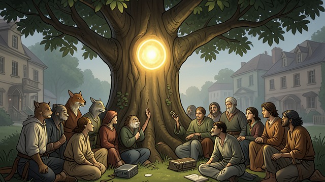 A Council Is Formed from "The Magician's Nephew". A Council Is Formed Deliberation begins Aslan calls the chief Dwarf, River-god, Oak, Owl, Ravens, and Elephant to council.