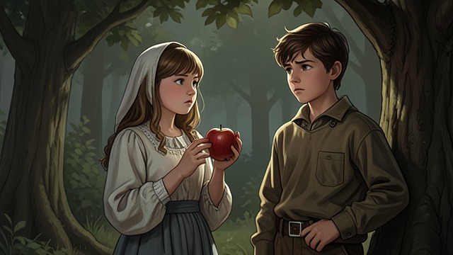 The Temptation from "The Magician's Nephew". The Temptation An offer of healing Jadis tells Digory that the apple could cure Mabel.
