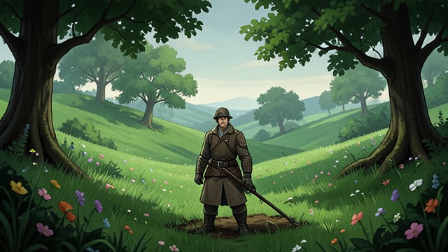 Green Life Spreads from "The Magician's Nephew". Green Life Spreads Song becomes visible Grass spreads over the hills, followed by flowers, shrubs, and trees.
