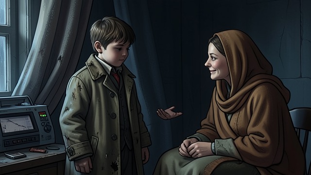A Child in a Strange Home from "The Magician's Nephew". A Child in a Strange Home Separation and worry Digory explains that his father is away in India while he lives with relatives to help care for his ill mother.