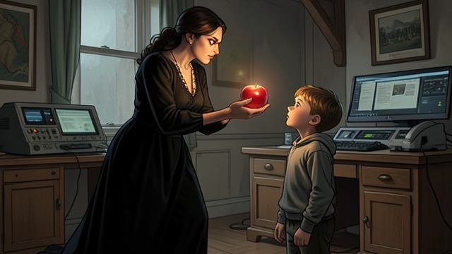 The Offer to Digory from "The Magician's Nephew". The Offer to Digory Immortality as persuasion Jadis tells Digory that the apple will heal Mabel and promises that they can rule together.