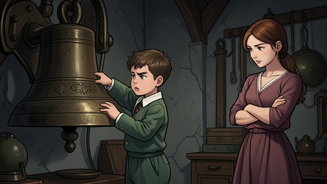 Curiosity Takes the Lead from "The Magician's Nephew". Curiosity Takes the Lead The bell’s appeal Digory cannot bear the uncertainty of leaving the golden bell untouched.