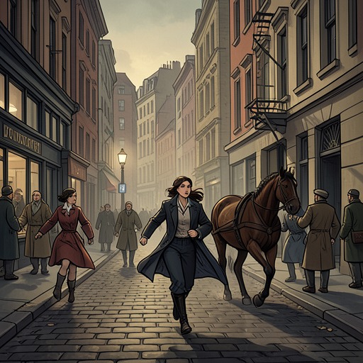 The London Crisis from "The Magician's Nephew". This flow traces Jadis’s escalating confrontation with London’s people and Digory’s effort to remove her before the violence spreads.