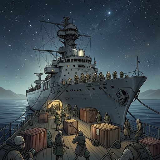 Blackwater and the Refugee Fleet from "Blackwater". This thread follows Blackwater’s transformation from a refitted warship into the improvised protector of refugees trapped by the assault on Promise.