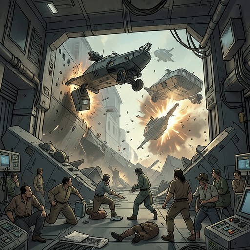 The Fredrick Anchorage Defense from "Blackwater". This thread follows the defense of Fredrick from sabotage and assault landers to the recovery of the colony’s endangered civilians.