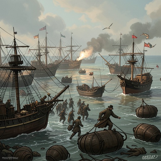 Marcell’s Deception Campaign from "Blackwater". This thread traces Marcell’s shift from interpreting enemy deception to using false signals, terrain, and mines to keep a stronger Union force off balance.