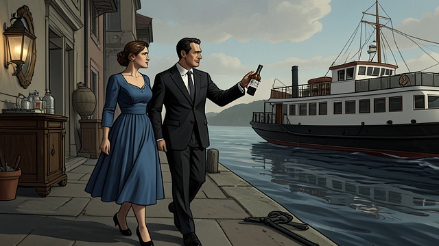 The Decision to Leave from "Black Water". Leaving the Party A changed plan Although Kelly Kelleher expects to stay at the cottage, she agrees to leave with The Senator for the ferry. Buffy St.