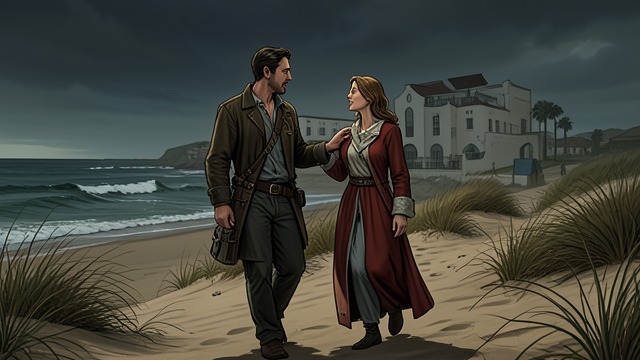 The Dune Walk from "Black Water". Along the Dunes Personal questions As they walk by the ocean, The Senator asks about Kelly Kelleher’s work, her life, and whether she has a boyfriend.