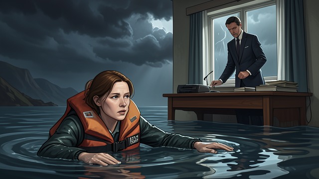 The Drowning Echo from "Black Water". An Unwanted Parallel Vulnerability made physical While Kelly Kelleher fights for air in the wreck, remembered descriptions of state execution return in…