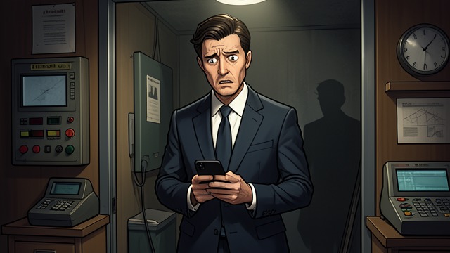 A Call from the Booth from "Black Water". Fear of Exposure An account to Ray The Senator calls Ray Annick from a roadside telephone booth and reports that there has been an accident.