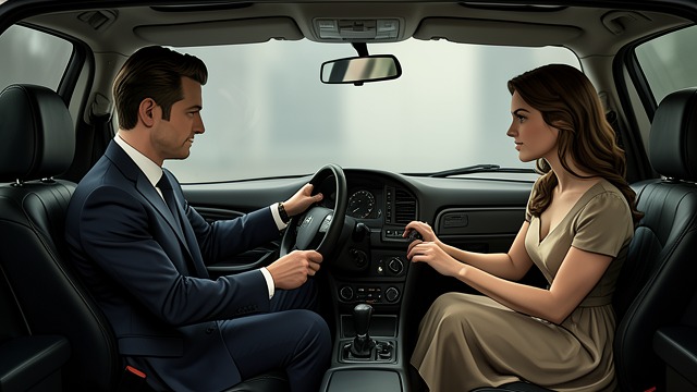 Control of the Route from "Black Water". The Driver’s Authority Direction dictated The Senator controls the Rented Toyota and the route toward the ferry.