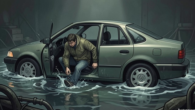 The Senator Escapes from "Black Water". An Emptying Seat A desperate escape The Senator frees himself from the driver’s side and forces a way out of the submerged car.