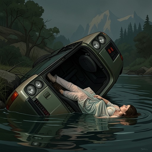 Kelly’s Entrapment from "Black Water". This flow tracks Kelly Kelleher’s changing perception as she struggles to survive in the overturned car and confronts the limits of hope.