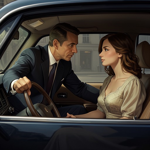 Power on the Beach and in the Car from "Black Water". This flow deepens the contrast between political authority and intimate desire as The Senator’s attention shifts into control of the journey.