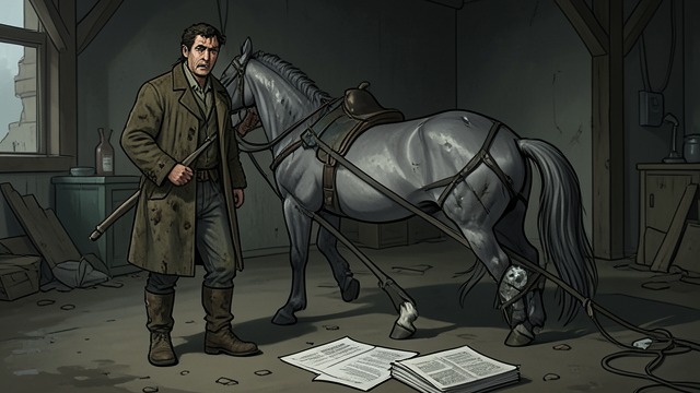 The Horse That Fails from "Middlemarch". The Horse That Fails A speculative bargain Fred hopes to repair his finances by exchanging his broken-winded horse for a promising gray.