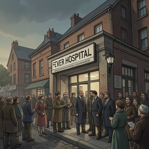The New Fever Hospital and Its Opponents from "Middlemarch". This thread follows the hospital’s creation, Lydgate’s scientific role, and the competing motives that turn a public-health project into a test of local power.