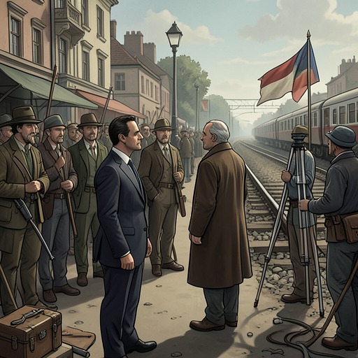 The Railway and Frick’s Resistance from "Middlemarch". This thread traces rural suspicion of railway development, the assault on surveyors, and the practical negotiation between local laborers and change.