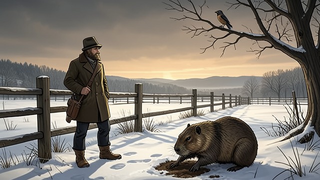 Waiting for the Change from "Walden". Watching for Spring Signs of Return Thoreau waits for birds, warmer days, and the first movement of the woodchuck as winter loosens its hold.