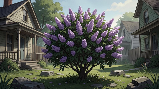 Cellar Holes and Lilacs from "Walden". Traces After Departure Memory in the Landscape The homes of former residents become dents, stones, wells, orchards, and flowers.