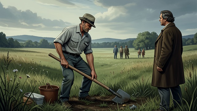 A Laboring Neighbor from "Walden". Work That Does Not Free The Bog Contract John Field tells Thoreau that he works bogging for a neighboring farmer, turning meadow with a spade for a small…