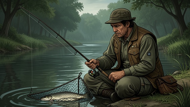 The Fisher’s Unease from "Walden". Pleasure Under Question Catching and Eating At Walden, Thoreau sometimes fishes for food and experiences the wildness of the pursuit.