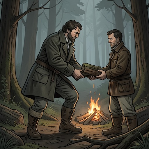 The Canadian Woodchopper from "Walden". This flow traces the woodchopper’s cheerful, physical life and Thoreau’s divided response to his contentment and limited education.